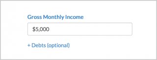 gross monthly income