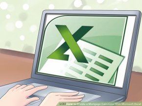 Image titled Create a Mortgage Calculator With Microsoft Excel Step 1