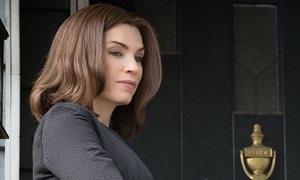 Lawyer Alicia Florrick (Julianna Margulies) in The Good Wife; a British couple has applied to 20 law firms, without success.