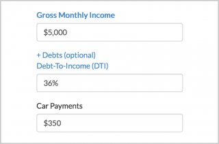 mortgage affordability with car payment