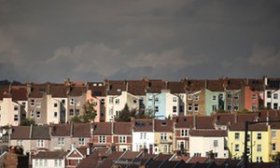 Rows of terraced houses